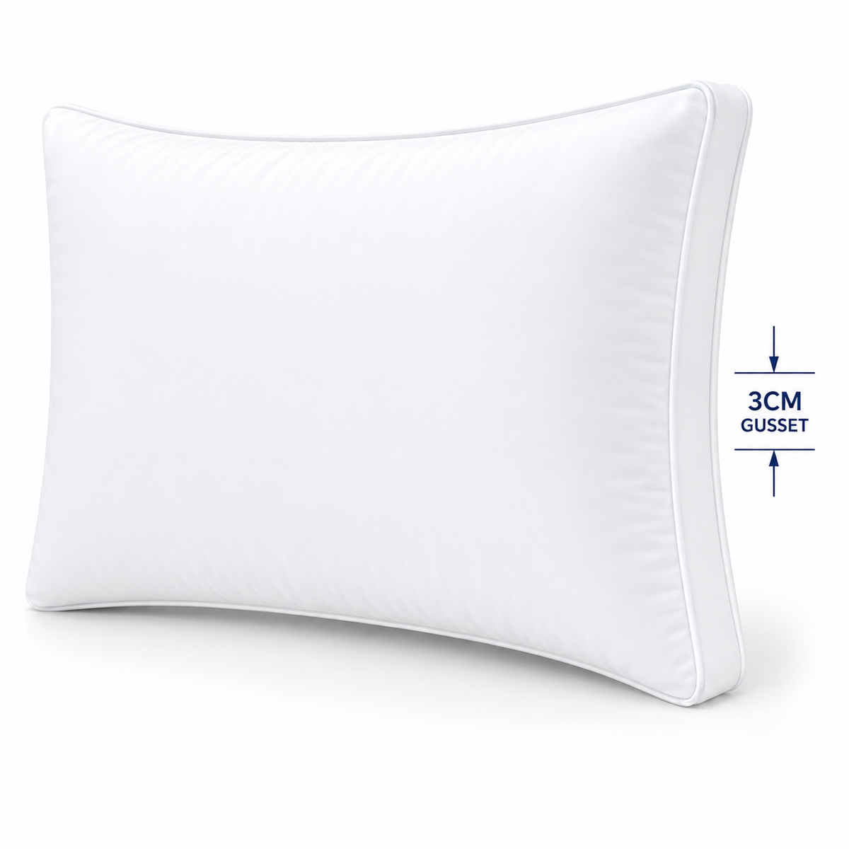 Premium Gusseted Pillows – Navy, Black & White